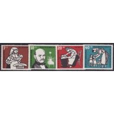 ALEMANIA OCCIDENTAL 1956 Yv 119/22 SERIE COMPLETA DE ESTAMPILLAS NUEVAS MINT 25 €